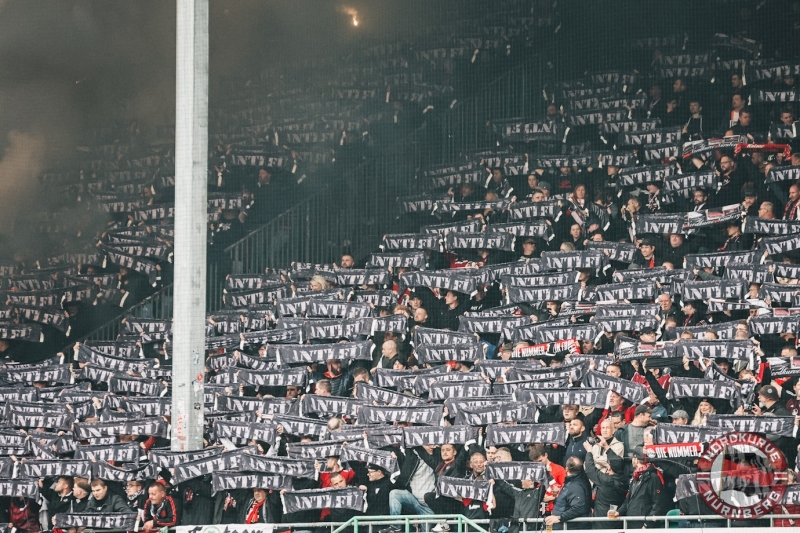 Clubfan / Clubfans / FCN-Fans / Fans mit Choroegrafie - Anti FÜ - Schalparade