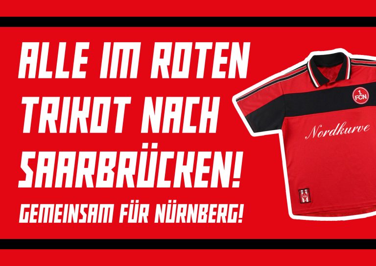 Alle im Roten Trikot nach Saarbrücken!