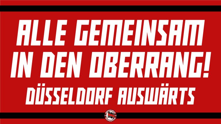 Alle gemeinsam in den Oberrang!