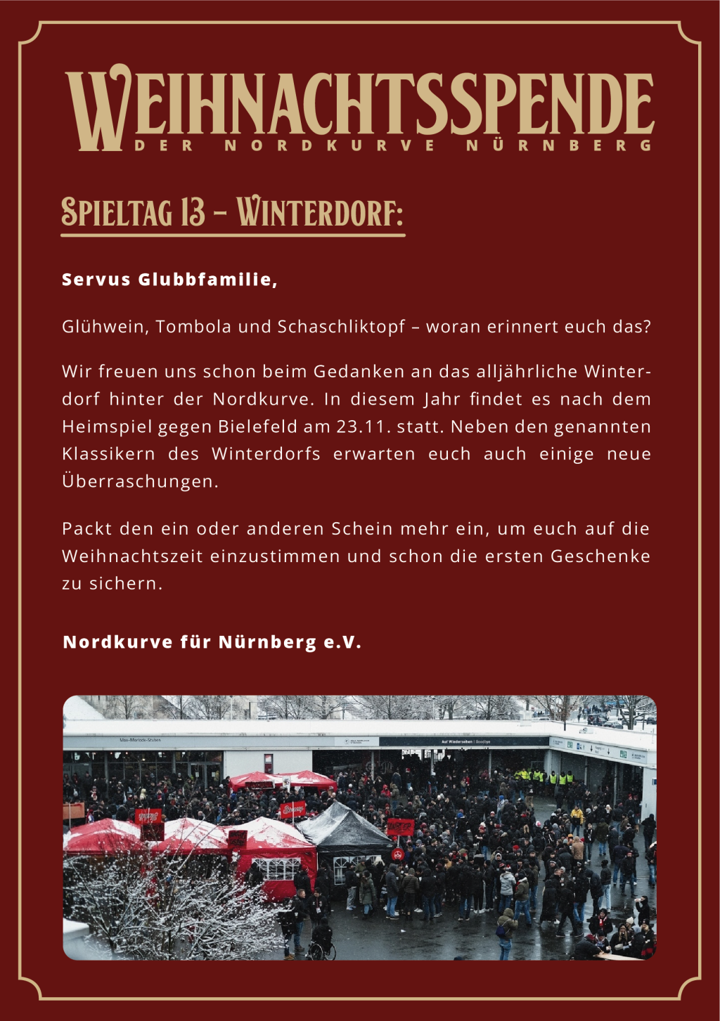 Weihnachtsspende 2025