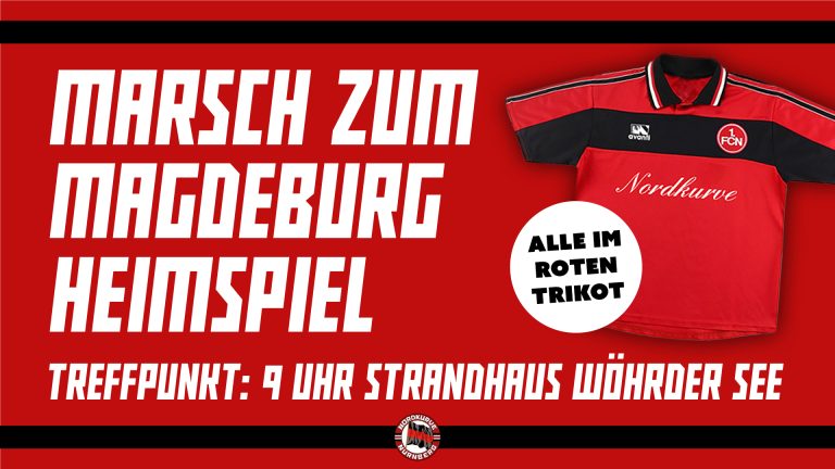 Marsch beim Magdeburg Heimspiel